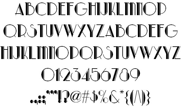 The Great Gatsby Font Download